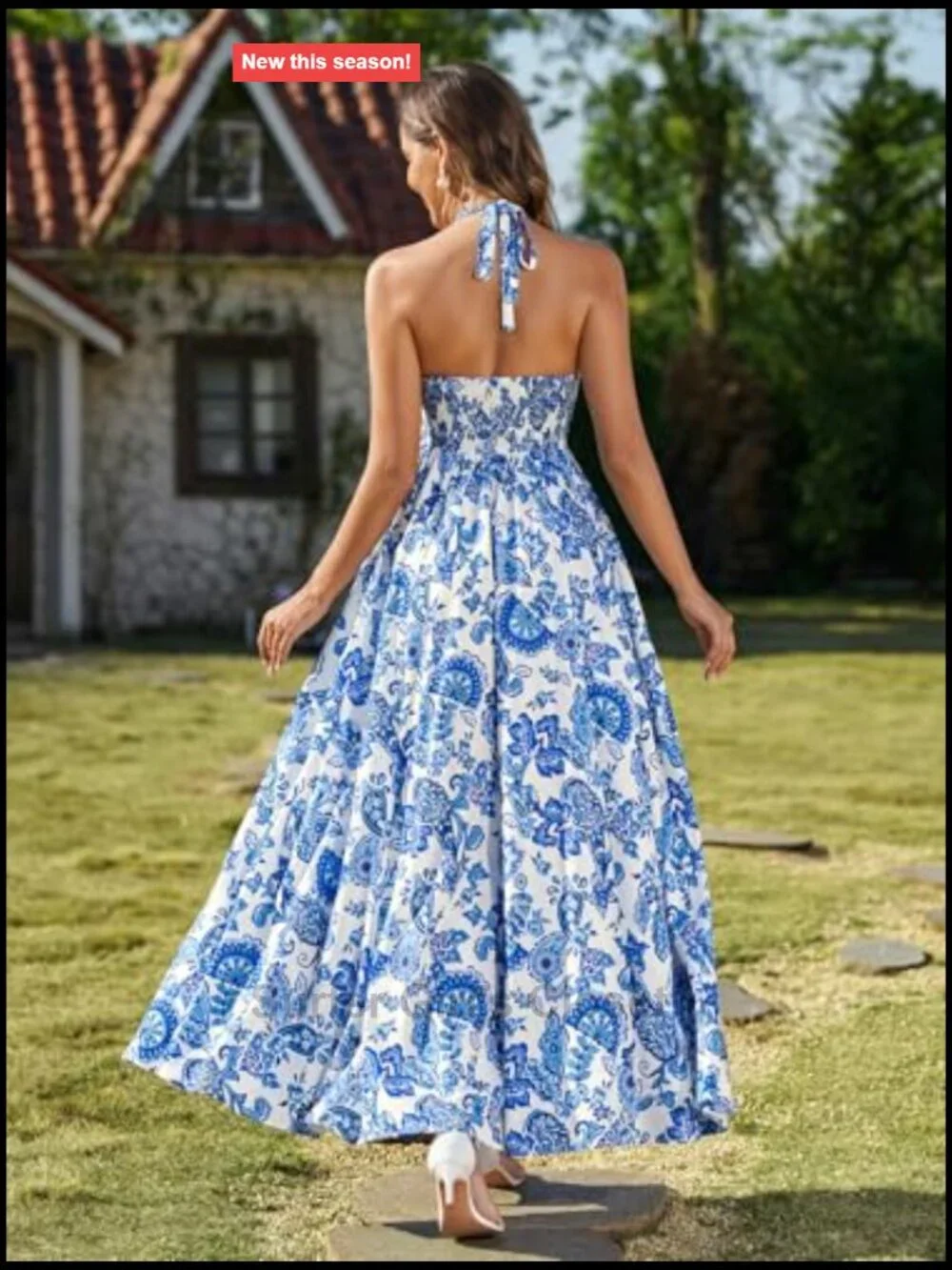 N/A floral halter